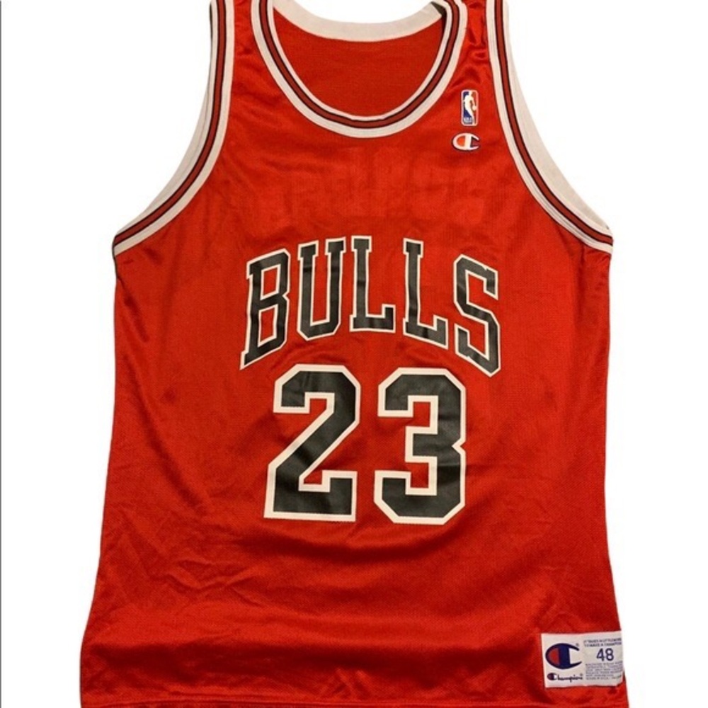 Vintage 90’s Champion Chicago Bulls Michael Jordan Jersey